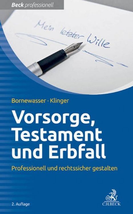 Produktbild: Vorsorge, Testament und Erbfall