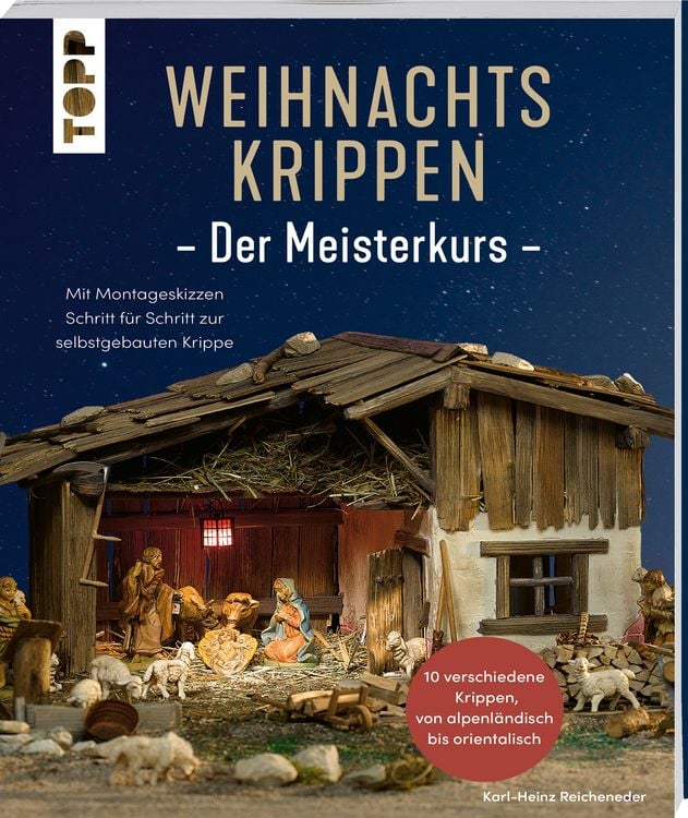 Produktbild: Weihnachtskrippen. Der Meisterkurs