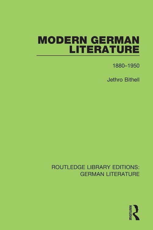 Produktbild: Modern German Literature