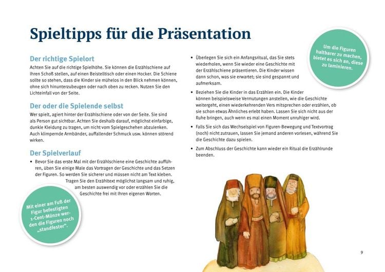 Produktbild: Gr&uuml;ndonnerstag: Das letzte Abendmahl. Erz&auml;hlschienen-Figurenset