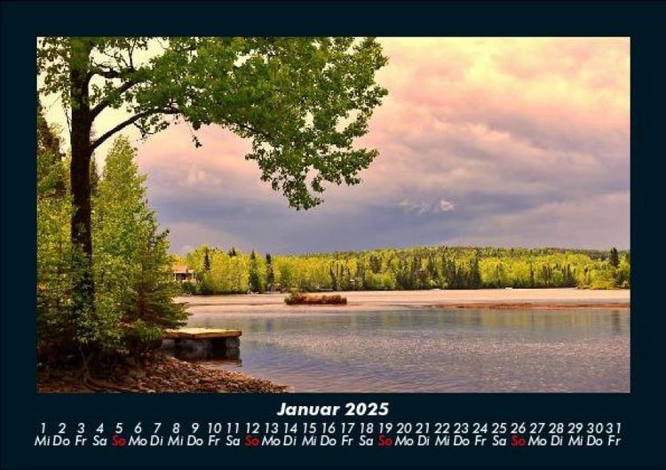 Produktbild: Naturlandschaften 2025 Fotokalender DIN A5