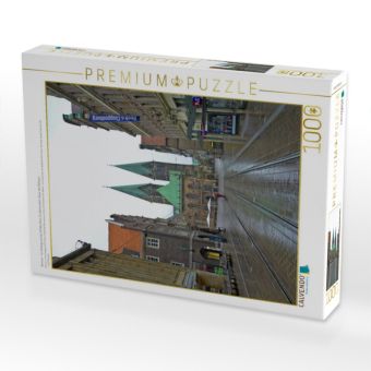 Produktbild: CALVENDO Puzzle Bremen - Im Hintergrund der St.Petri Dom, 13.Jahrhundert, davor das Rathaus | 1000 Teile Lege-Gr&ouml;&szlig;e 64x48cm Foto-Puzzle f&uuml;r gl&uuml;ckliche Stunden