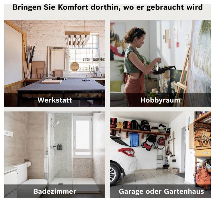 Produktbild: Bosch Home Comfort 7738345645 HC4000-15 Konvektor 1500W Wei&szlig;