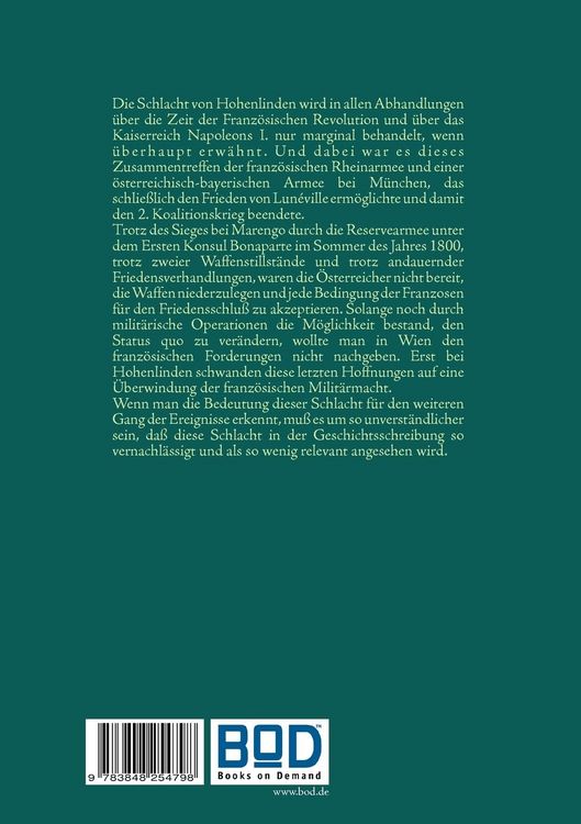 Produktbild: Hohenlinden 1800