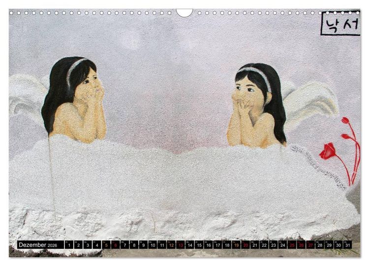 Produktbild: Street Art Seoul (Wandkalender 2026 DIN A3 quer), CALVENDO Monatskalender