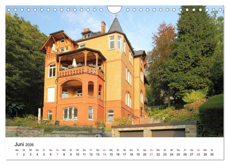 Produktbild: Wiesbaden - Stadt der Villen (Wandkalender 2026 DIN A4 quer), CALVENDO Monatskalender