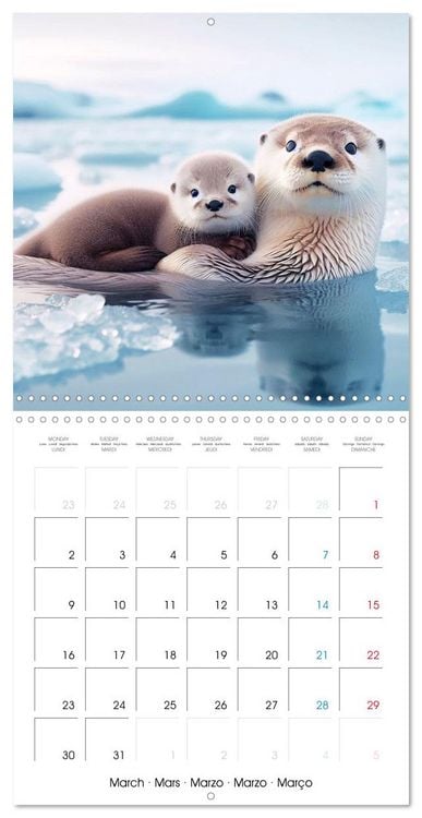 Produktbild: Animals of Arctic (Wall Calendar 2026 12 &times; 12 Inch) CALVENDO 12 Month Wall Calendar