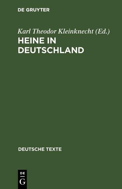 Produktbild: Heine in Deutschland