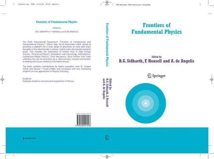 Produktbild: Frontiers of Fundamental Physics