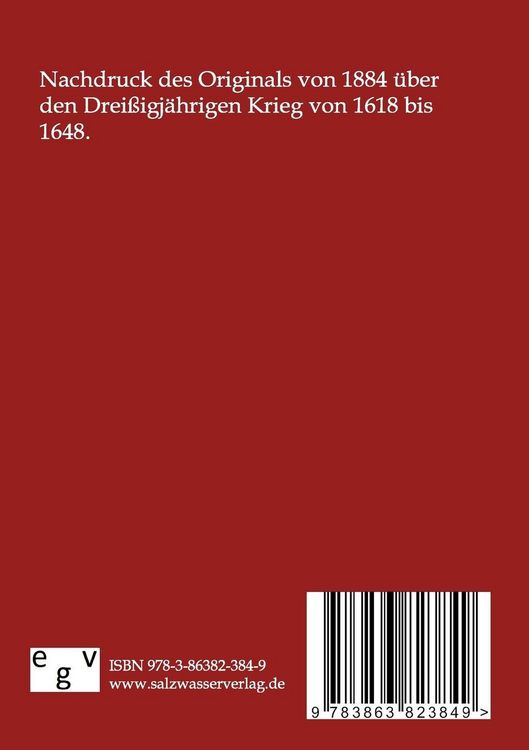 Geschichte des Dreißigjährigen Krieges