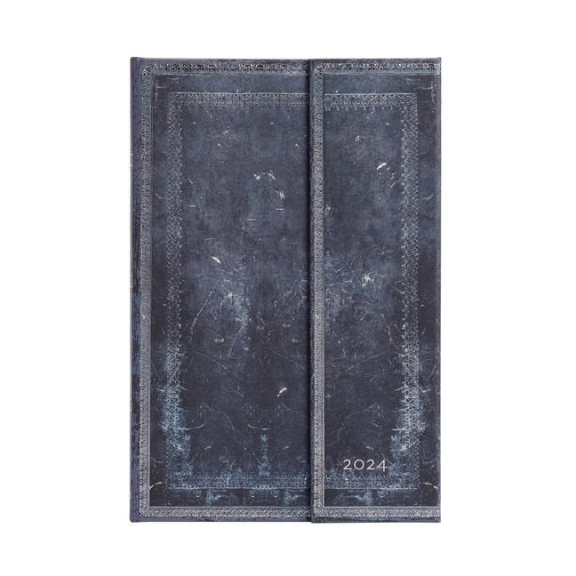Produktbild: Paperblanks 2024 Inkblot Old Leather Collection 12-Month Max