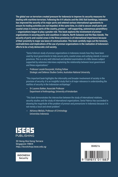 Produktbild: Port Security and Preman Organizations in Indonesia