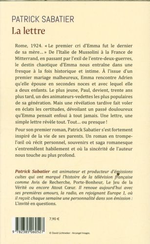 Produktbild: La lettre