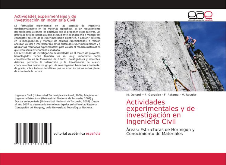Produktbild: Actividades experimentales y de investigaci&oacute;n en Ingenier&iacute;a Civil