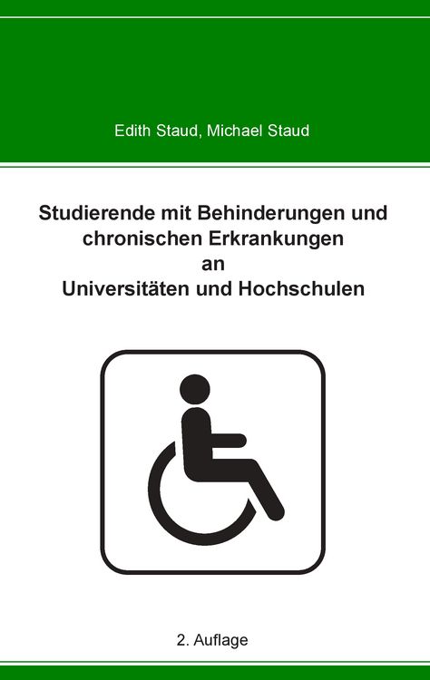 Produktbild: Studierende mit Behinderungen und chronischen Erkrankungen an Universit&auml;ten und Hochschulen