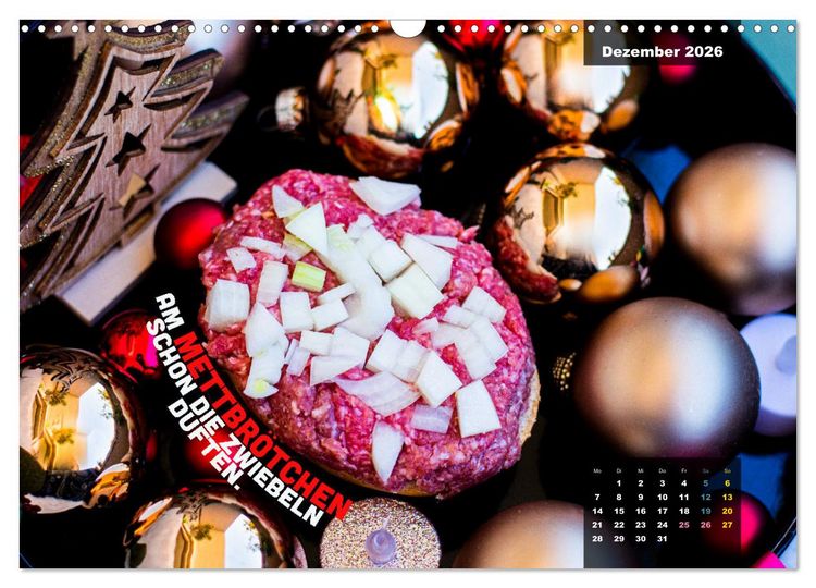 Produktbild: Mettkalender - Spread some more Mett (Wandkalender 2026 DIN A3 quer), CALVENDO Monatskalender