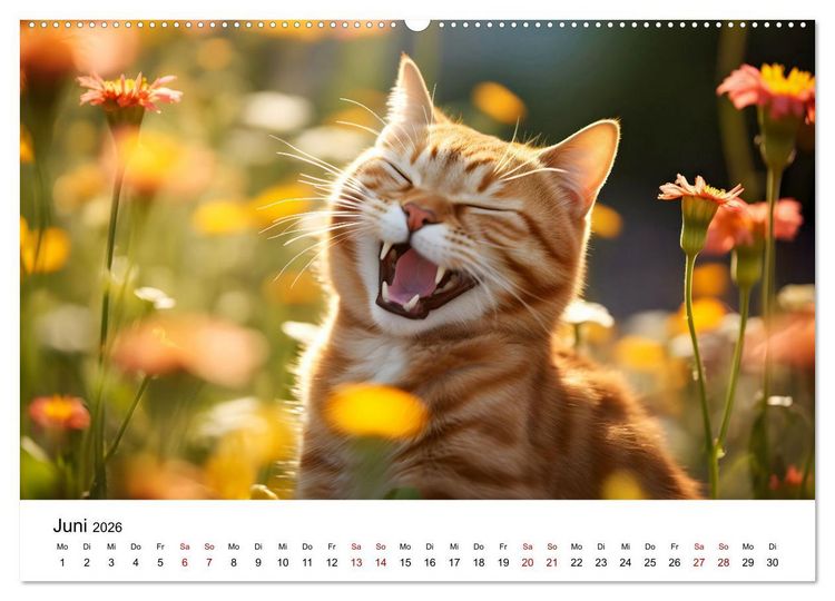 Produktbild: Magic Animals (hochwertiger Premium Wandkalender 2026 DIN A2 quer), Kunstdruck in Hochglanz
