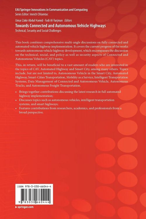 Produktbild: Towards Connected and Autonomous Vehicle Highways