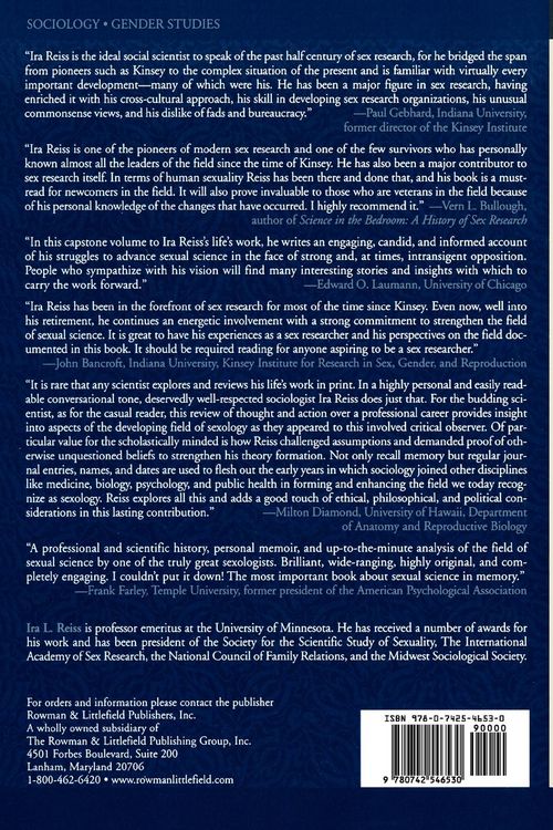 Produktbild: Insider's View of Sexual Science since Kinsey