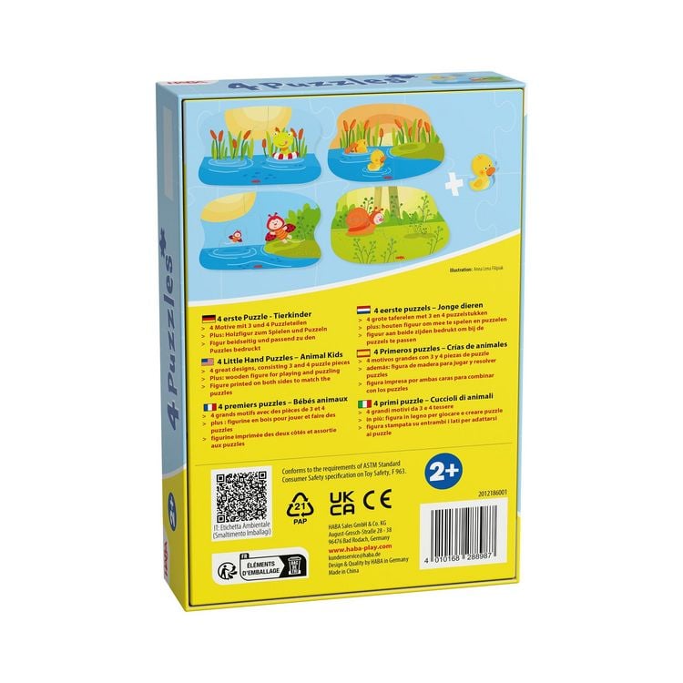 Produktbild: 4 erste Puzzles Tierkinder