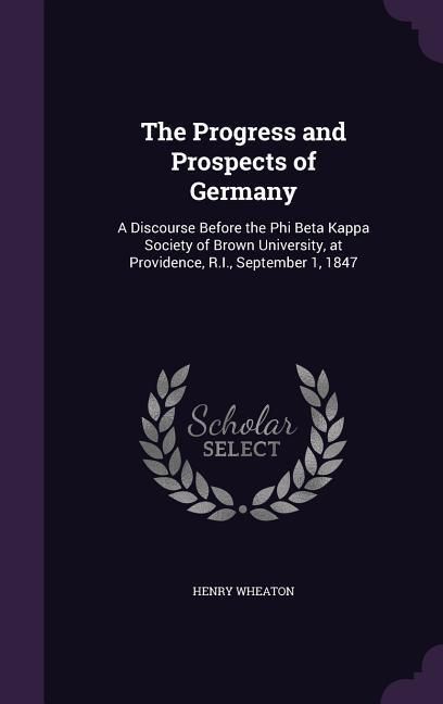 Produktbild: The Progress and Prospects of Germany