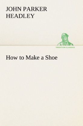 Produktbild: How to Make a Shoe