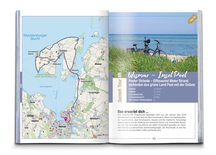 Produktbild: KOMPASS Endlich Radelgenuss, Ostseek&uuml;ste Mecklenburg-Vorpommern
