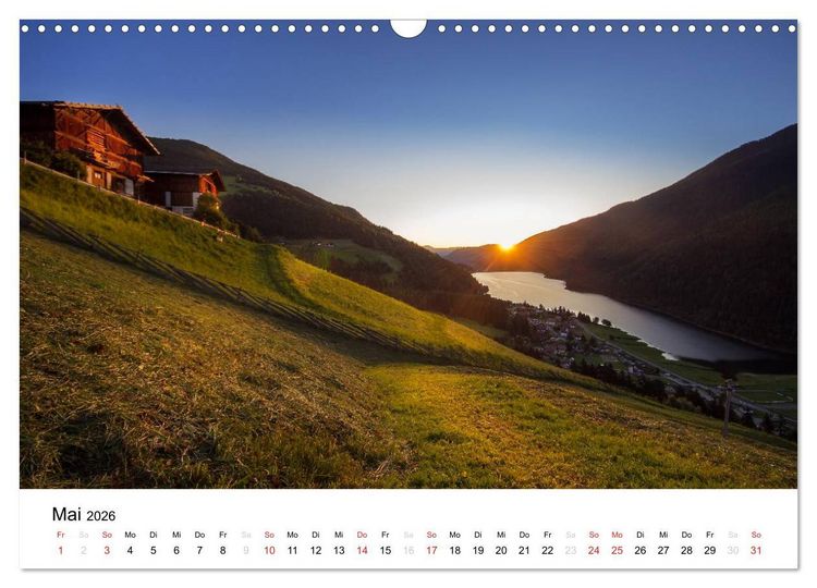 Produktbild: Bergbauernh&ouml;fe im Ultental (Wandkalender 2026 DIN A3 quer), CALVENDO Monatskalender