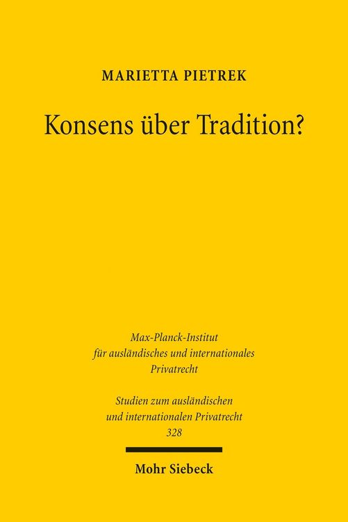 Produktbild: Konsens &uuml;ber Tradition?
