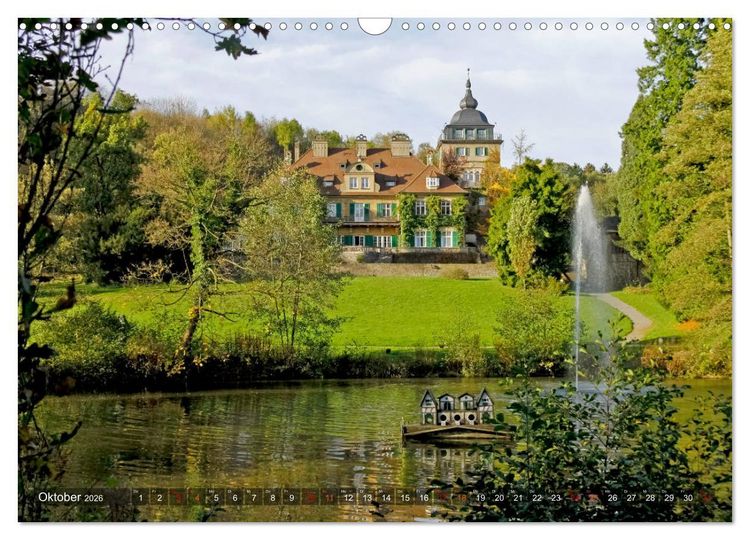 Produktbild: Burgen, Schl&ouml;sser, Herrenh&auml;user im Bergischen Land (Wandkalender 2026 DIN A3 quer), CALVENDO Monatskalender