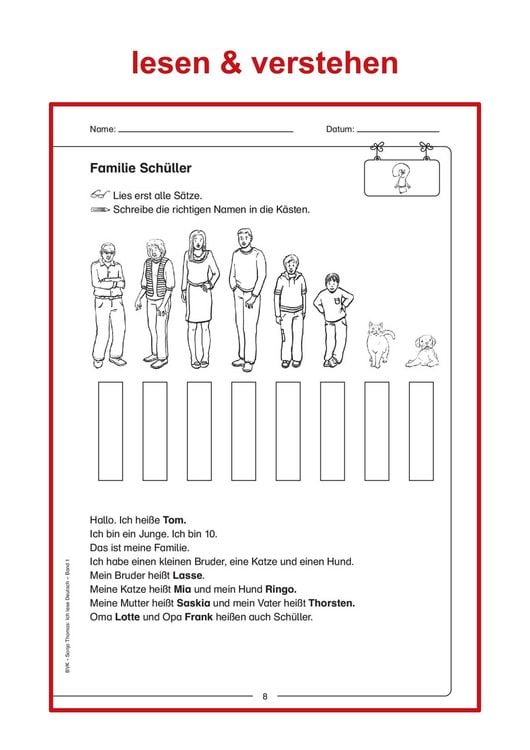 Produktbild: Ich lese Deutsch Band 1