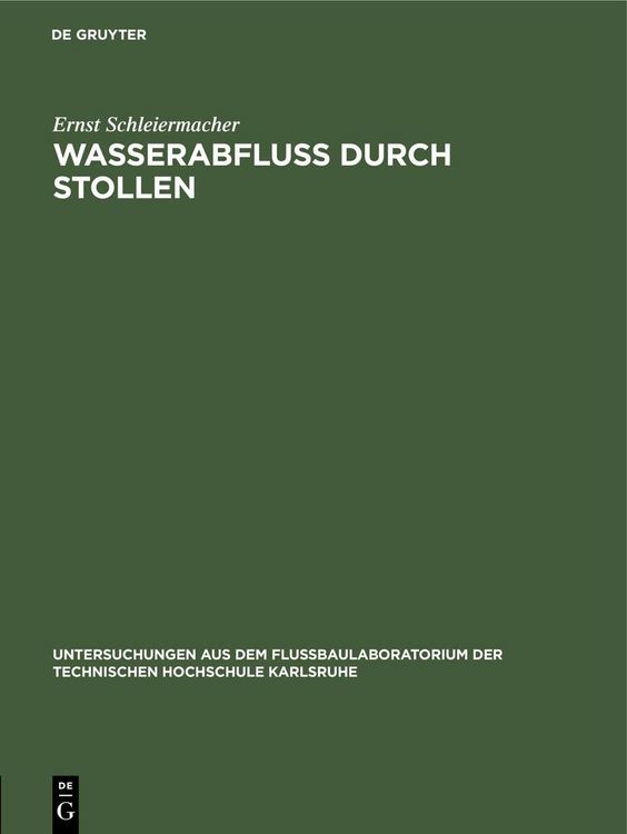 Produktbild: Wasserabfluss durch Stollen