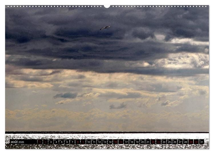Produktbild: Un oc&eacute;an de lumi&egrave;re (Calendrier mural 2026 DIN A2 vertical) calendrier de bureau