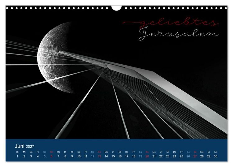 Produktbild: Geliebtes Jerusalem (Wandkalender 2027 DIN A3 quer), CALVENDO Monatskalender