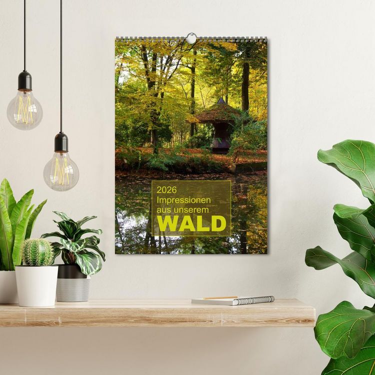 Produktbild: Impressionen aus unserem Wald (Wandkalender 2026 DIN A3 hoch), CALVENDO Monatskalender