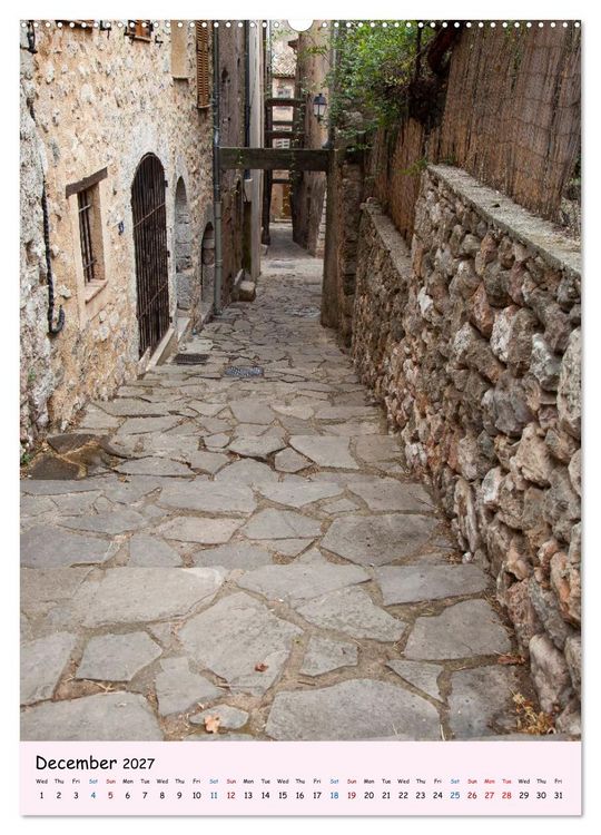 Produktbild: Provence &ndash; Scenic Villages of France (Wall Calendar 2027 DIN A2 portrait), CALVENDO 12 Month Wall Calendar