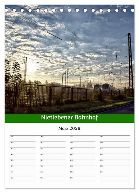Produktbild: Natursch&ouml;nheiten aus Halle (Saale) (Tischkalender 2026 DIN A5 hoch), CALVENDO Monatskalender