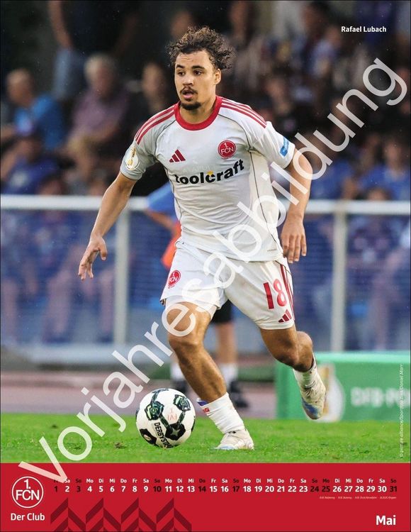 Produktbild: 1. FC N&uuml;rnberg Posterkalender 2027