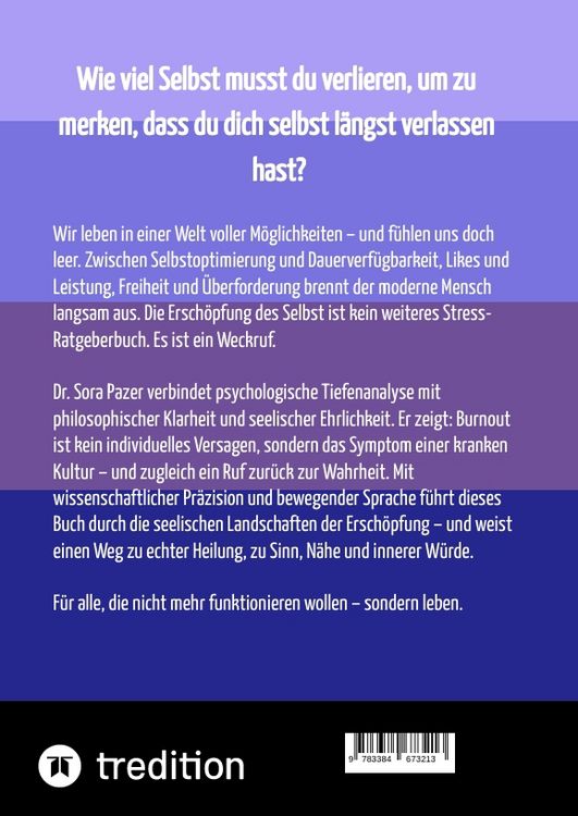 Produktbild: Die Ersch&ouml;pfung des Selbst