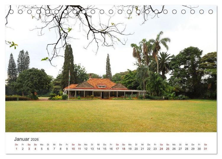 Produktbild: Kenia - Eine Entdeckungsreise durch das Land im Osten Afrikas (Tischkalender 2026 DIN A5 quer), CALVENDO Monatskalender