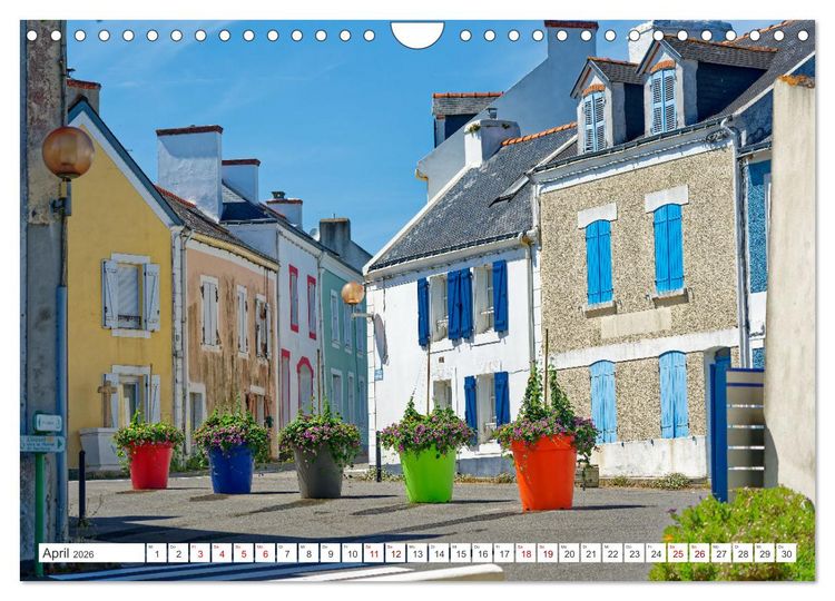Produktbild: Belle Ile en Mer - Ein bretonisches Paradies (Wandkalender 2026 DIN A4 quer), CALVENDO Monatskalender