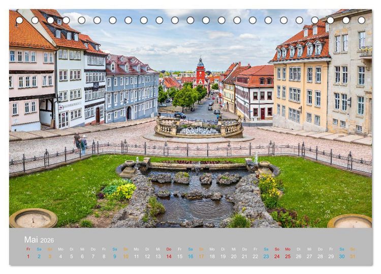 Produktbild: Gotha - zwischen Barock und Renaissance (Tischkalender 2026 DIN A5 quer), CALVENDO Monatskalender