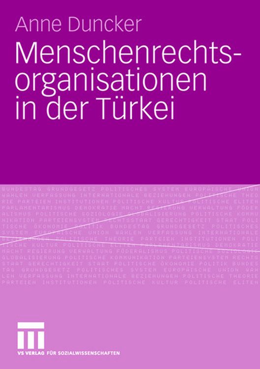 Produktbild: Menschenrechtsorganisationen in der T&uuml;rkei