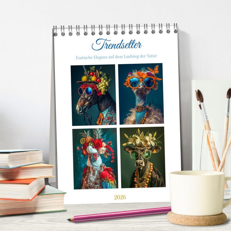 Produktbild: Trendsetter (Tischkalender 2026 DIN A5 hoch), CALVENDO Monatskalender