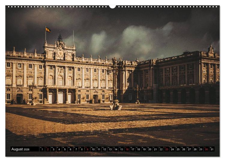 Produktbild: Hauptstadt Madrid (Wandkalender 2026 DIN A2 quer), CALVENDO Monatskalender