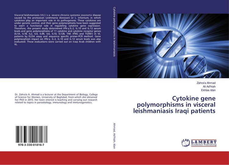 Produktbild: Cytokine gene polymorphisms in visceral leishmaniasis Iraqi patients