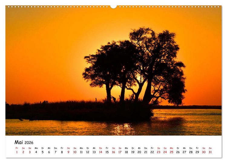 Produktbild: Natur und Landschaft. S&uuml;dliches Afrika 2026 (hochwertiger Premium Wandkalender 2026 DIN A2 quer), Kunstdruck in Hochglanz