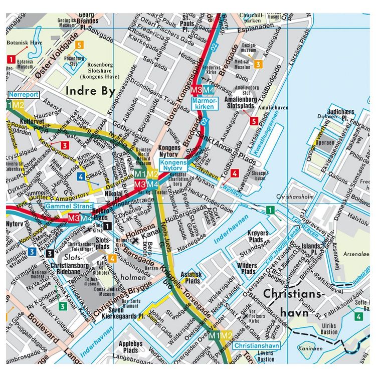 Produktbild: freytag & berndt Innenstadtplan Kopenhagen 1:10.000