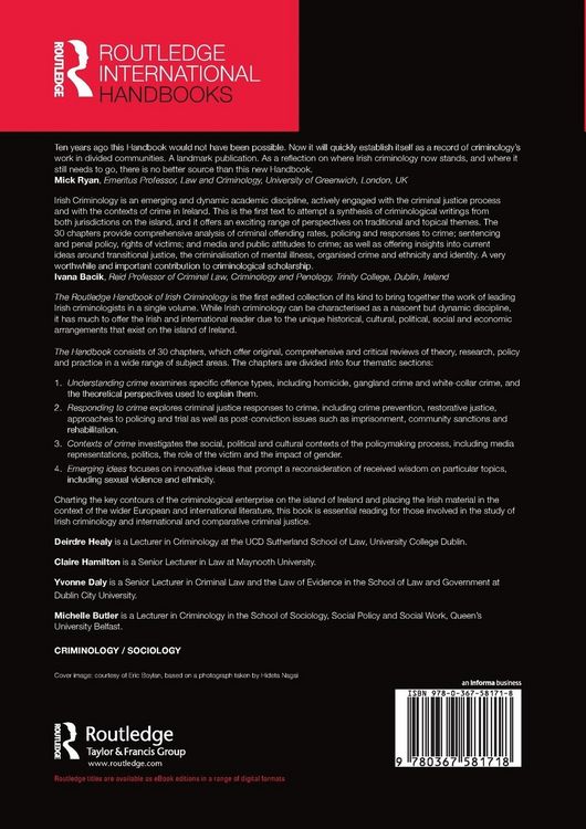 Produktbild: The Routledge Handbook of Irish Criminology