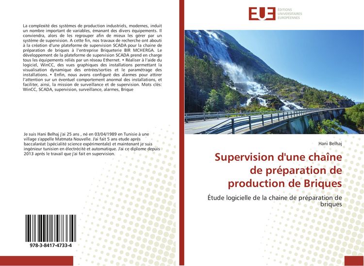 Produktbild: Supervision d'une cha&icirc;ne de pr&eacute;paration de production de Briques